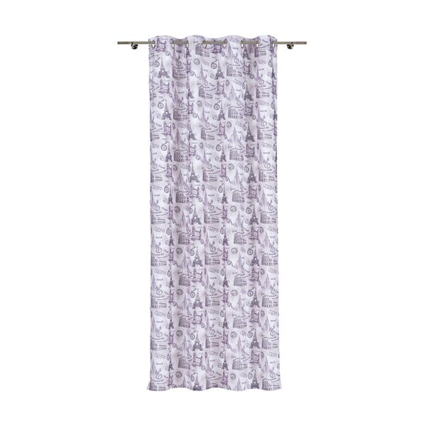 Užuolaida violetinės spalvos 140x245 cm City – Mendola Fabrics