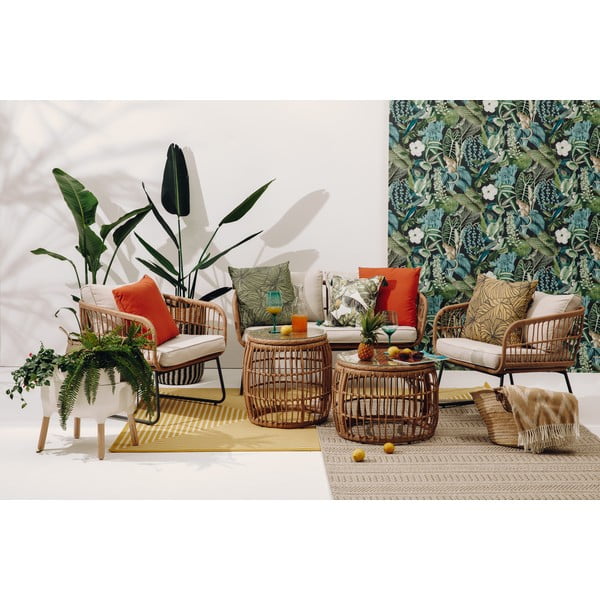 Smėlio spalvos sodo baldai iš dirbtinio ratano Bonami Essentials Vistdal-image-1