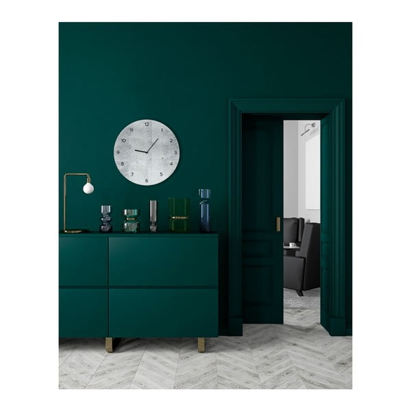 Sieninis laikrodis Styler Stiklo laikrodis, ⌀ 30 cm-image-1