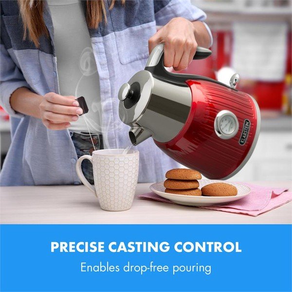 Elektrinis virdulys Red Klarstein Cancan-image-4