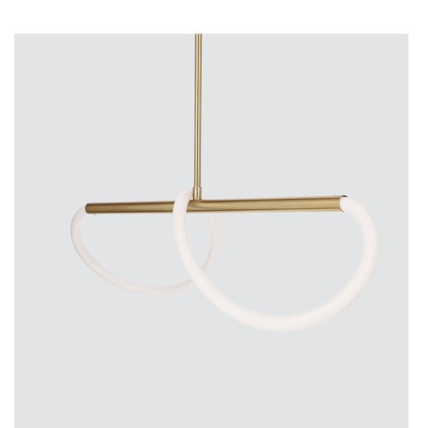 Auksinės spalvos kabantis šviestuvas LED Supreme – Candellux Lighting-image-3
