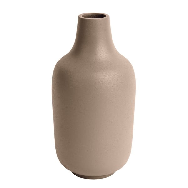 Smėlio spalvos vaza PT LIVING Nimble Pin, aukštis 17,5 cm
