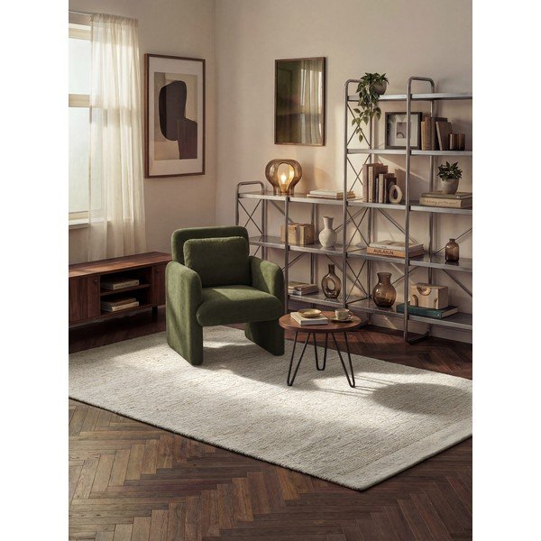 Rankų darbo kreminės spalvos iš vilnos kilimas 200x290 cm Bexley Woolwich – Ted Baker-image-1
