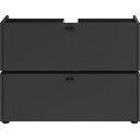 Antracito spalvos spintelė po praustuvu 80x59 cm Modesto - Germania