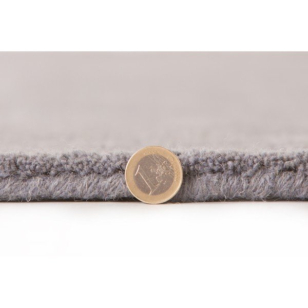 Pilkas vilnonis kilimas Flair Rugs Siena, 80 x 150 cm-image-4