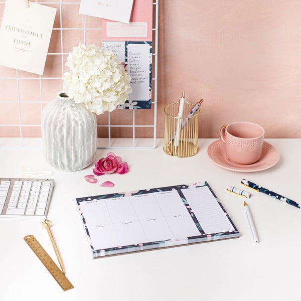 Savaitinis planuoklis Busy B Navy Blush, 52 puslapiai-image-1