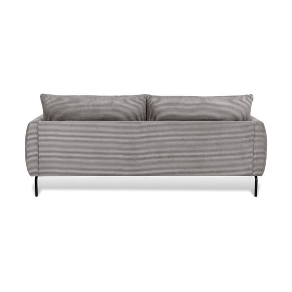 Iš kordinio velveto sofa šviesiai pilkos spalvos 212 cm Venray – Scandic-image-3