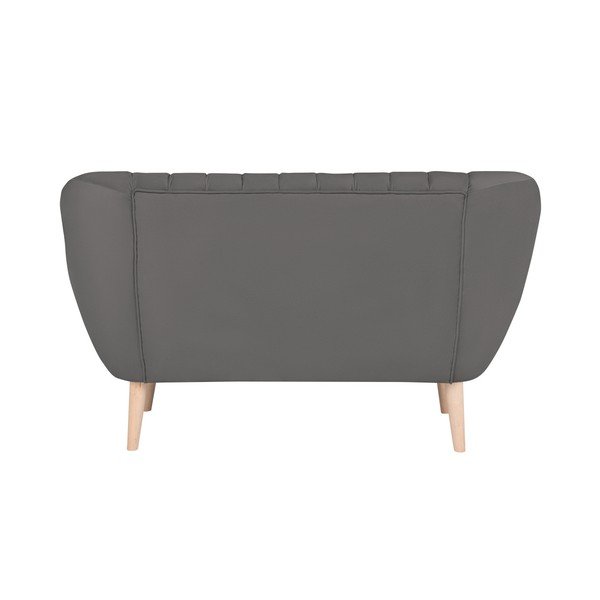 "Micadoni Home" Vincente pilka dvivietė sofa-image-3