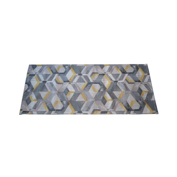 Geltonai pilka Floorita Retro bėgimo takelis, 60 x 190 cm-image-2