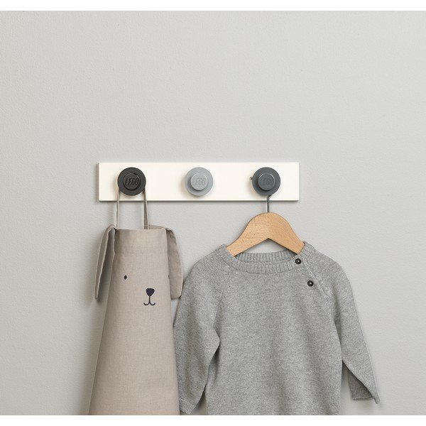 Pilkų atspalvių sieninė pakaba LEGO®, 35 x 6,8 cm-image-1