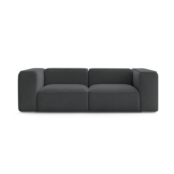 Sofa tamsiai pilkos spalvos 255 cm Zephyr – Bobochic Paris