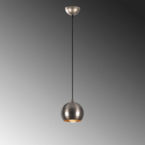 Kabantis šviestuvas sidabrinės spalvos ø 30 cm su metaliniu gaubtu Berceste – Opviq lights-image-3