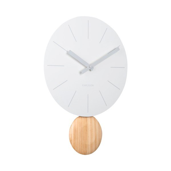 Laikrodis su švytuokle/sieninis ø 30 cm Arlo – Karlsson-image-2