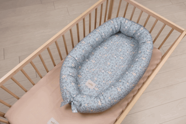 Mėlynas gultas kūdikiui Apricot - Malomi Kids-image-1