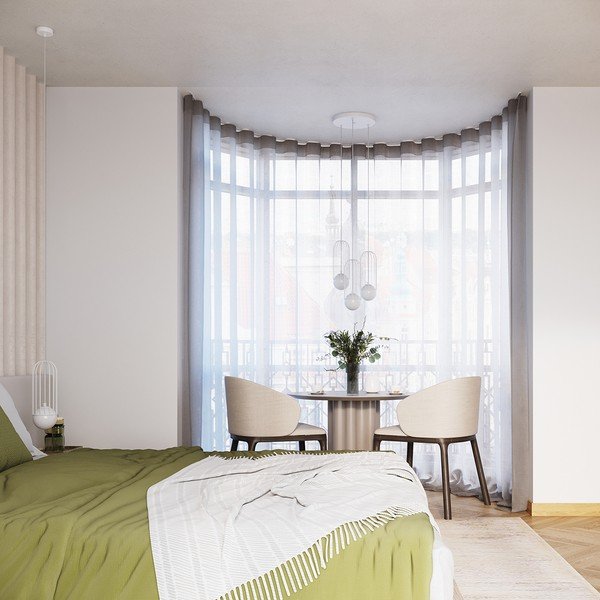 Baltos spalvos kabantis šviestuvas su stiklo gaubtu Belinda – Sollux-image-4