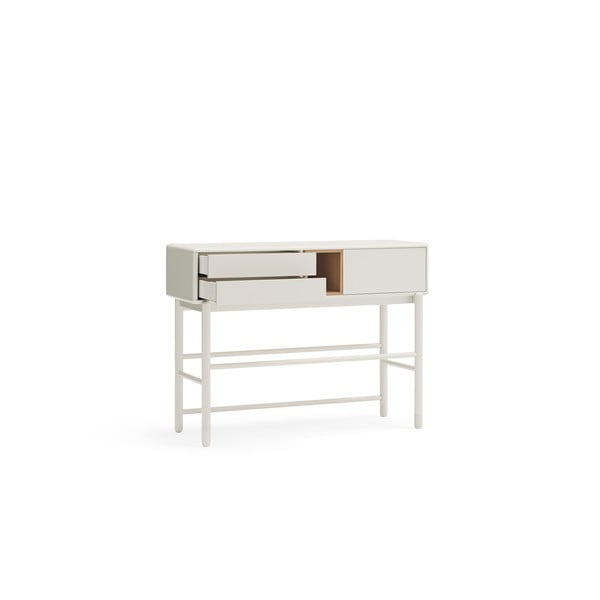 Kreminės spalvos konsolinis staliukas 35x120 cm Corvo – Teulat-image-4