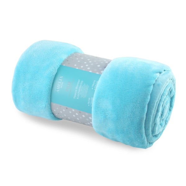 Turkio spalvos mikropluošto antklodė "AmeliaHome Tyler", 70 x 150 cm-image-2