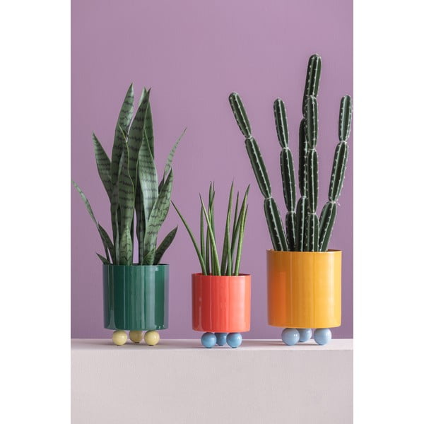 Iš metalo gėlių vazono dangtelis ø 18 cm Double Funky – PT LIVING-image-1