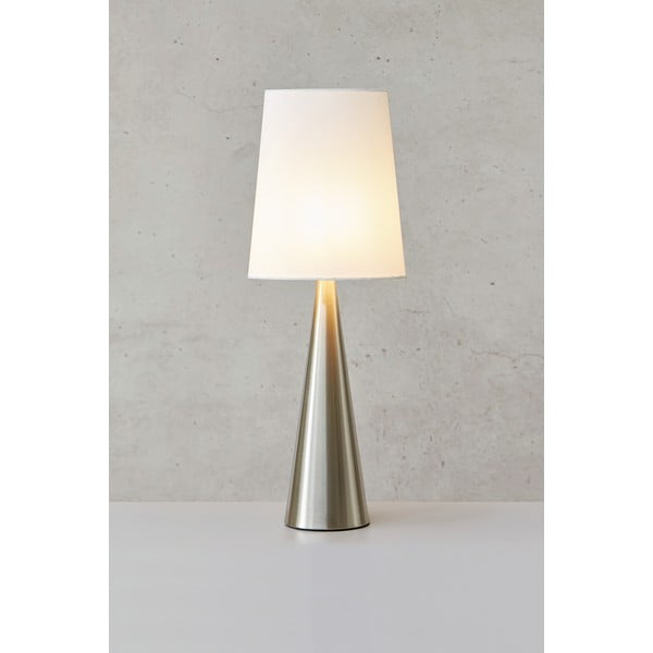 Baltos ir sidabrinės spalvos stalinis šviestuvas (aukštis 64 cm) Conus - Markslöjd-image-1