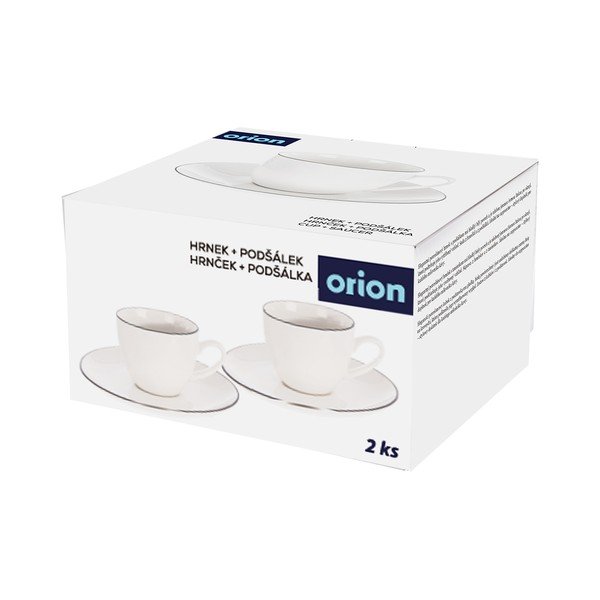 Baltos spalvos iš porceliano puodelis espreso 100 ml Decora – Orion-image-3