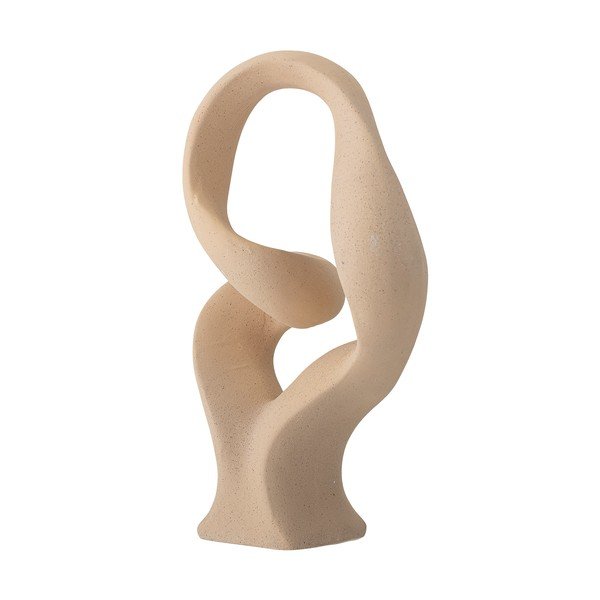 Smėlio spalvos molinė statulėlė Bloomingville Berhan, aukštis 40,5 cm-image-3