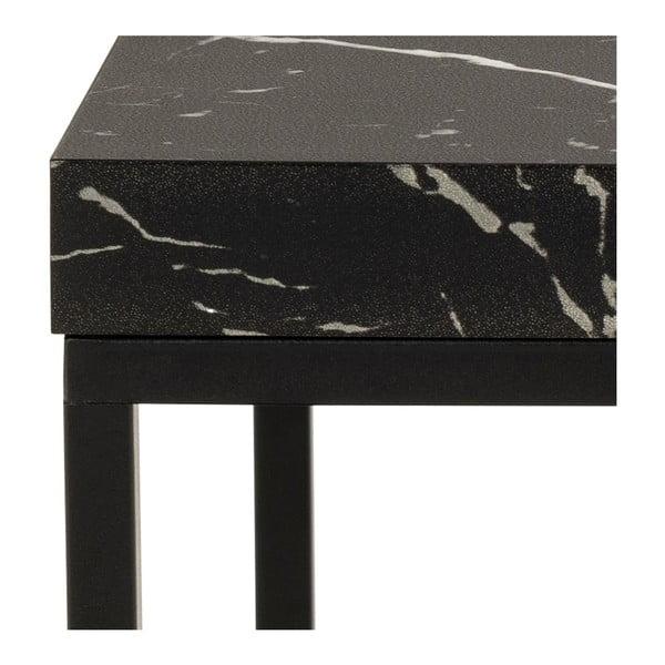 Šoninis stalas su marmuro dekoro stalviršiu 40x40 cm Barossa – Actona-image-4