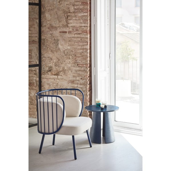 Mėlynas kavos staliukas Teulat Cep, ø 50 cm-image-1