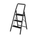 Juodos kopėčios Weko Compact, aukštis 114,5 cm