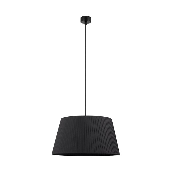 Juodas pakabinamas šviestuvas Sotto Luce Kami, ⌀ 45 cm