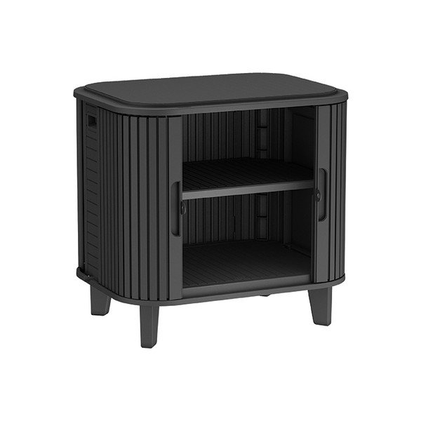 Pilkos spalvos iš plastiko sodo daiktadėžė Velo – Keter-image-3