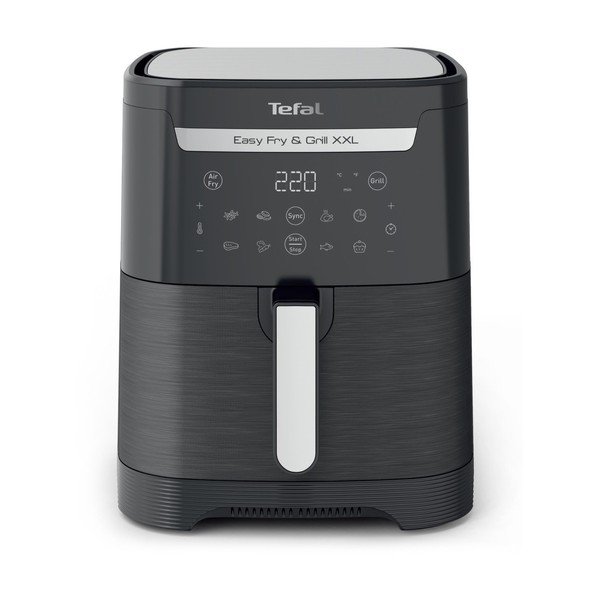 Juodos spalvos oro gruzdintuvė Easy Fry & Grill XXL EY801815 – Tefal