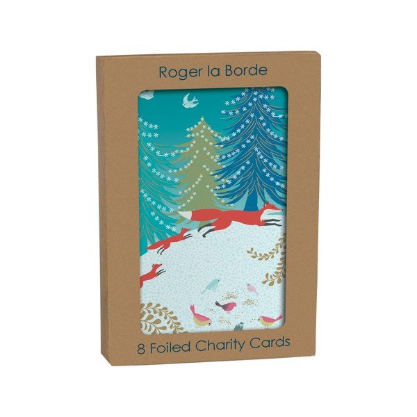 Sveikinimo atvirukai rinkinyje 8 vnt. su Kalėdų motyvu Christmas  – Roger la Borde-image-2