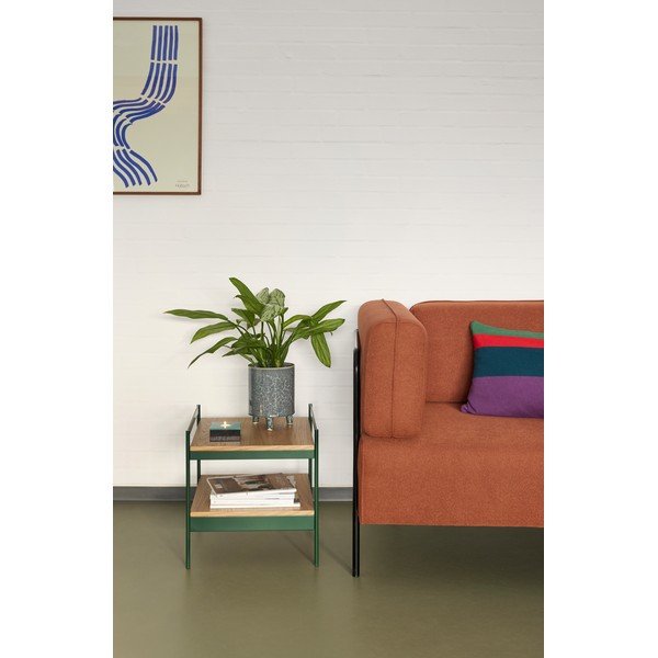 Šoninis stalas su ąžuolo dekoro stalviršiu 43x43 cm Jaunty – Hübsch-image-2