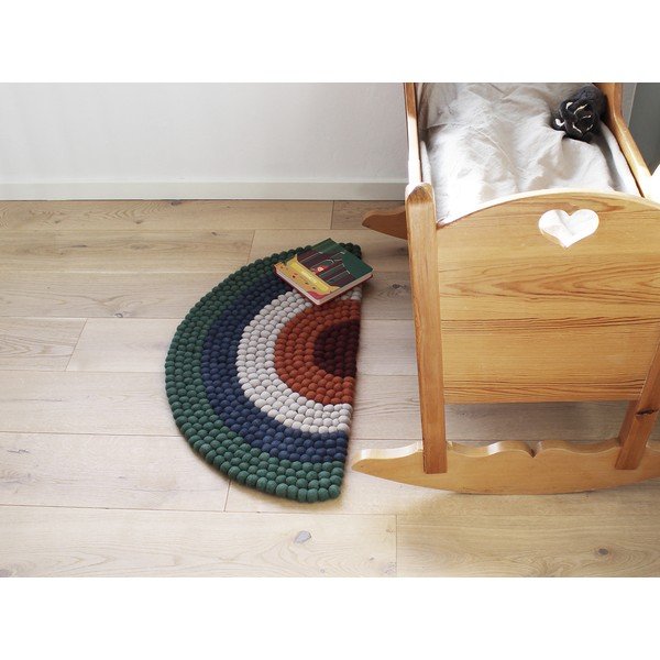 Kilimas vaikams Wooldot Ball Rugs Rainbow Green-image-3