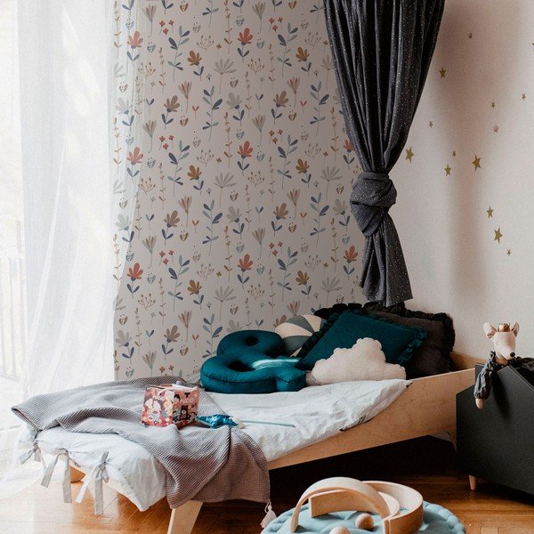 Vaikiški tapetai iš popieriaus 50 cm x 280 cm Simple Scandinavian – Dekornik-image-1