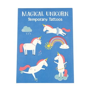 2 laikinų tatuiruočių lapų rinkinys Rex London Magical Unicorn