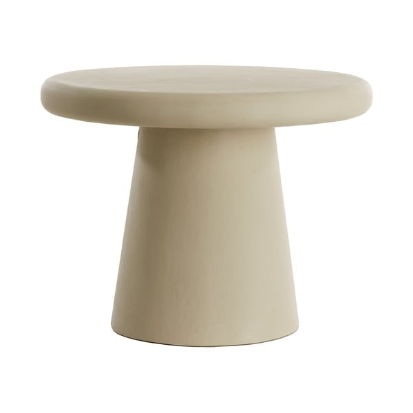 Apvalios formos kavos staliukas smėlio spalvos ø 60 cm Kulona – Light & Living