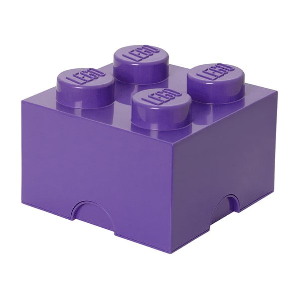 Violetinė kvadratinė daiktadėžė LEGO®