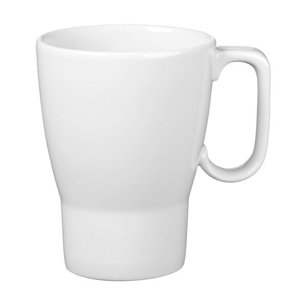 Porcelianinis kavos puodelis su rankena WMF Barista, aukštis 15 cm