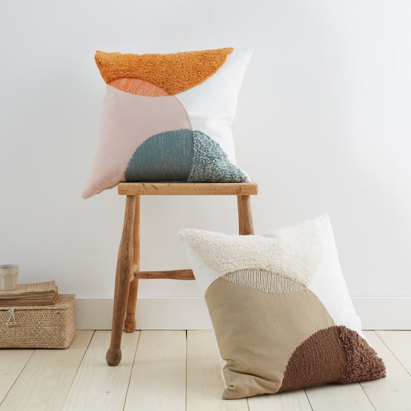 Dekoratyvinė pagalvėlė 45x45 cm Tufted Semi Circles – Pineapple Elephant-image-4