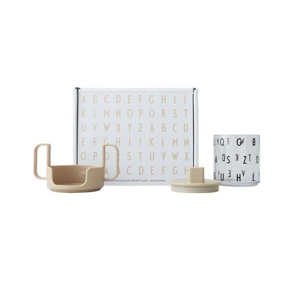 Smėlio spalvos vaikiškas puodelis Design Letters Grow With Your Cup-image-2