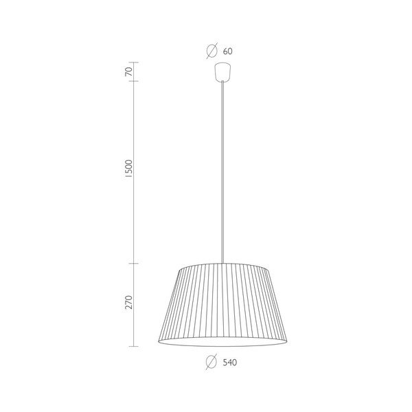 Kreminis lubinis šviestuvas Sotto Luce KAMI, Ø 54 cm-image-2