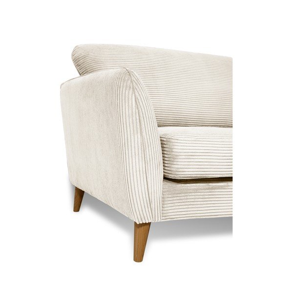 Iš kordinio velveto sofa baltos spalvos 206 cm Paris – Scandic-image-4