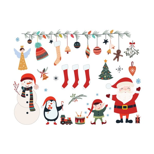 Kalėdų lipdukas Ambiance Kalėdų elementai-image-2