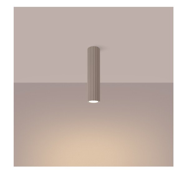 Taupe spalvos iš metalo taškinis šviestuvas Gleam – Sollux-image-1