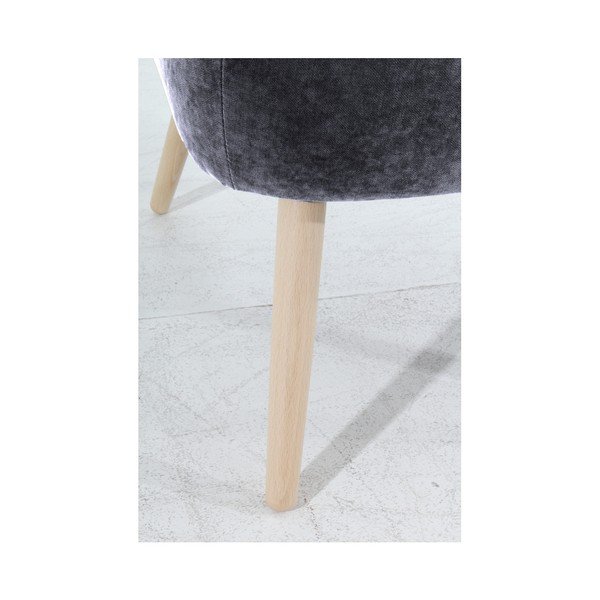Antracito spalvos fotelis "Max Winzer Sari Velur-image-4