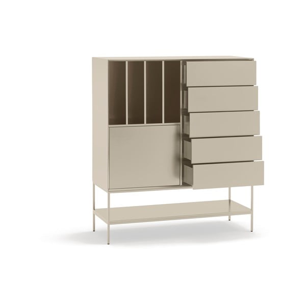 Spintelė kreminės spalvos 120x140x45 cm Platt – Teulat-image-4