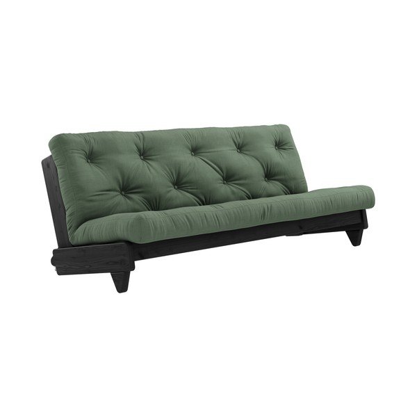 Sulankstoma sofa Karup Design Fresh Black/Olive Green-image-1