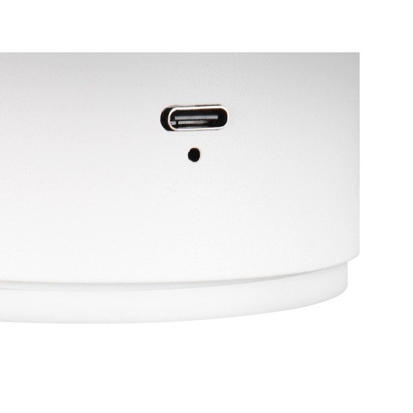 Matinės baltos spalvos sieninė lempa LED USB Davey – Reality-image-4