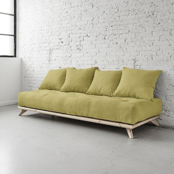 Sofa "Senza Natural/Avocado Green